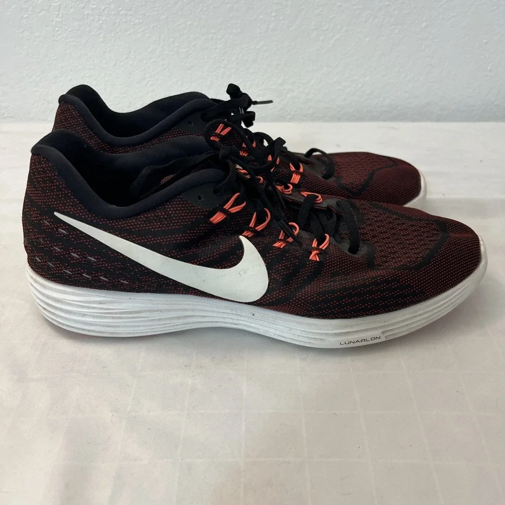 Nike LunarTempo 2 Running Mens 12.5 Black Summit White University Red 818097-006